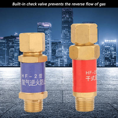 Greensen 1 Pair Oxygen Acetylene Check Valve Flashback Arrestor Flame Buster M1615 HF-2 
Greensen 1 Pair Oxygen Acetylene Check Valve Flashback Arrestor Flame Buster M1615 HF-2
