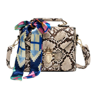 Animal Print Shoulder Messenger Handbags Women PU Leather Crossbody Bags