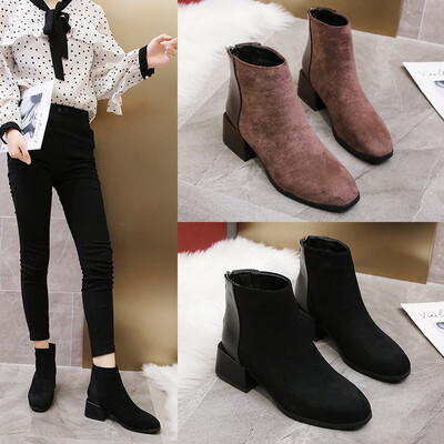 Martin womens boots British style autumn&winter new style wild boots Chelsea middle tube boot
Martin womens boots British style autumn&winter new style wild boots Chelsea middle tube boot