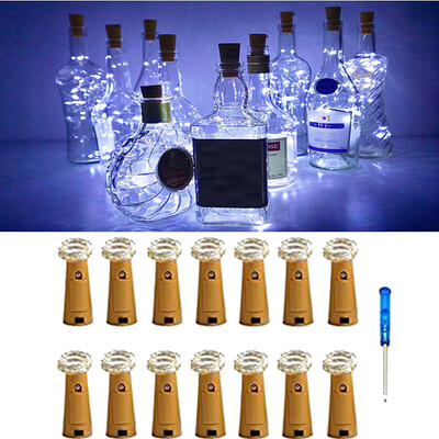 Gobestart 14Pcs Cork Shaped LED Night Light Starry Light Wine Bottle Lamp For Party Decor 
Gobestart 14Pcs Cork Shaped LED Night Light Starry Light Wine Bottle Lamp For Party Decor