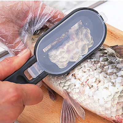 Siaonvr New Practical Fish Scale Remover Scaler Scraper Cleaner Kitchen Tool Peeler