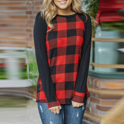 Tailored Womens Sweatshirts Oversized O Neck Long Sleeve Pullover Shirt Plaid Tunic Tops
Tailored Womens Sweatshirts Oversized O Neck Long Sleeve Pullover Shirt Plaid Tunic Tops