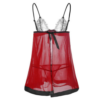 Toponeto Fashion New Plus Size Women Lace Lingerie Nightdress Bowknot Backless Sleepwear
Toponeto Fashion New Plus Size Women Lace Lingerie Nightdress Bowknot Backless Sleepwear