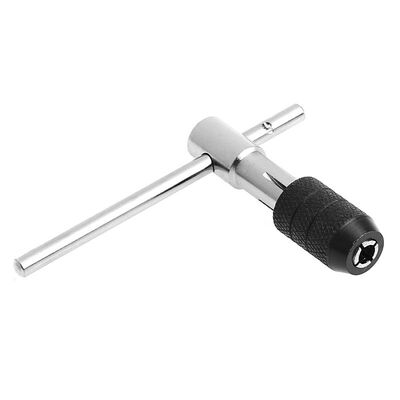 T-Handle Tap Wrench Chuck Type Capacity M3-M6 18"-516" Adjustable Hand Tool
T-Handle Tap Wrench Chuck Type Capacity M3-M6 18"-516" Adjustable Hand Tool