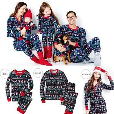 Christmas Family Matching Pajamas Set Cotton Snowflake Adult Kids Sleepwear Nightwear
Christmas Family Matching Pajamas Set Cotton Snowflake Adult Kids Sleepwear Nightwear