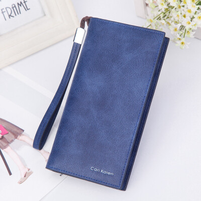 Tailored Women Fashion Solid Color Hasp Dull Polish Multi Card Position Wallet Black
Tailored Women Fashion Solid Color Hasp Dull Polish Multi Card Position Wallet Black
