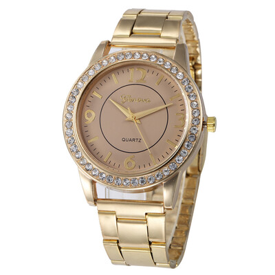 Relogio Feminino 2018 Top Brand Fashion Quartz Watches Women Gold Geneva Watch Casual Stainless Steel Dress Wristwatches 233
Relogio Feminino 2018 Top Brand Fashion Quartz Watches Women Gold Geneva Watch Casual Stainless Steel Dress Wristwatches 233