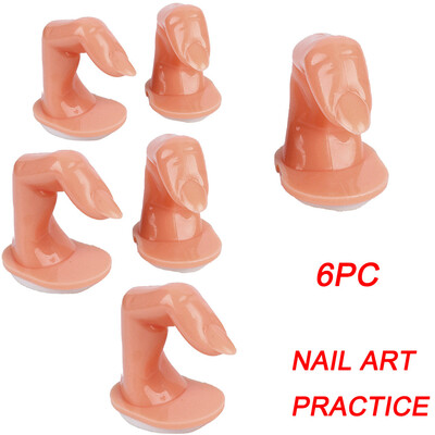 Toponeto 6PC Fake Fingers Model Practice Training Nail Art False Nails Tips Tool
Toponeto 6PC Fake Fingers Model Practice Training Nail Art False Nails Tips Tool
