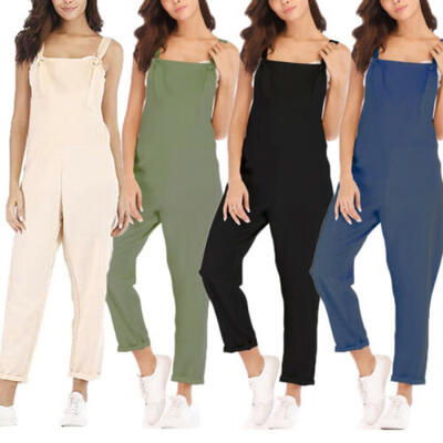 NEW Women Loose Baggy Pocket Overall Strappy Dungarees Ladies Jumpsuit Playsuit
NEW Women Loose Baggy Pocket Overall Strappy Dungarees Ladies Jumpsuit Playsuit