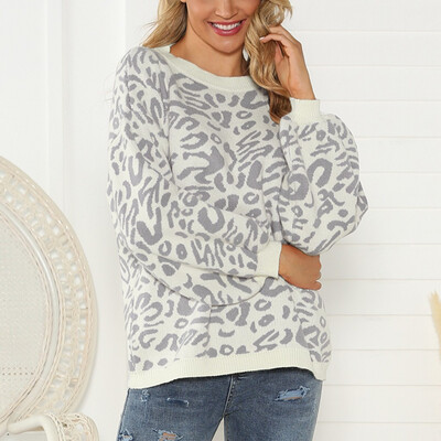 〖Follure〗Women Casual O-Neck Pullover long Sleeve Leopard Loose Knitted Sweater Tops
〖Follure〗Women Casual O-Neck Pullover long Sleeve Leopard Loose Knitted Sweater Tops