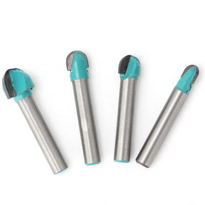 Greensen 4pcs 6mm Round Shank Wooden Work Milling Cutter Bit Woodworking Core Box Router Bit Set
Greensen 4pcs 6mm Round Shank Wooden Work Milling Cutter Bit Woodworking Core Box Router Bit Set