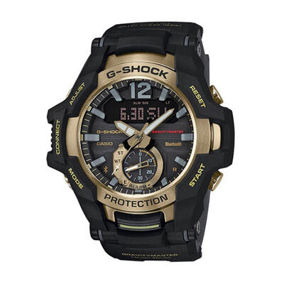 Casio G-Shock GR-B100GB-1A GRAVITYMASTER Bluetooth Watch Tough Solar Wristwatch - Black Gold
Casio G-Shock GR-B100GB-1A GRAVITYMASTER Bluetooth Watch Tough Solar Wristwatch - Black Gold