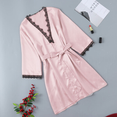〖Follure〗New Women Sexy Satin Fashion Lace Patchwork Pajamas Sleepwear Robe Long Sleeve
〖Follure〗New Women Sexy Satin Fashion Lace Patchwork Pajamas Sleepwear Robe Long Sleeve
