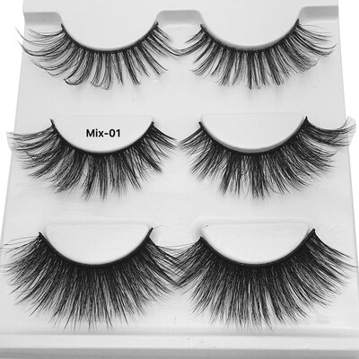 〖Follure〗3D Layer False Eyelashes 3 Pairs Of Mixed Outfit Pure Manual Natural Eyelashes
〖Follure〗3D Layer False Eyelashes 3 Pairs Of Mixed Outfit Pure Manual Natural Eyelashes