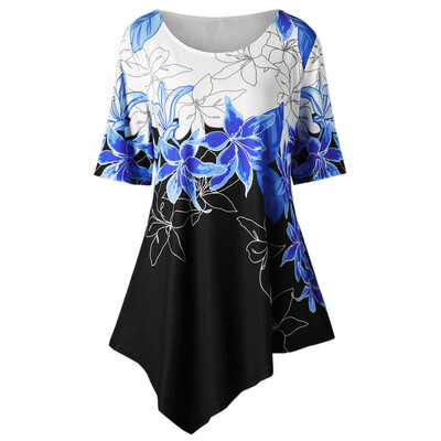 Nomeni Large Size Women Flowers Printing T-Shirt Short Sleeve Casual Tops Blouse BUL
Nomeni Large Size Women Flowers Printing T-Shirt Short Sleeve Casual Tops Blouse BUL