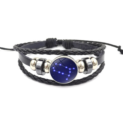 2019 Aquarius Pisces Aries Cancer Leo 12 Constellation Bracelet Men Women Braided Leather Bracelets & Bangles
2019 Aquarius Pisces Aries Cancer Leo 12 Constellation Bracelet Men Women Braided Leather Bracelets & Bangles