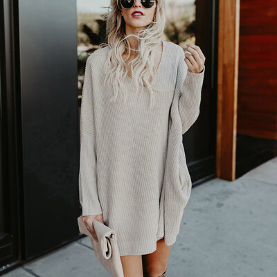 Roseonmyhand Womens Autumn Winter Knitted Shirt Pullover Long V-Neck Plus Size Sweater Tops
Roseonmyhand Womens Autumn Winter Knitted Shirt Pullover Long V-Neck Plus Size Sweater Tops