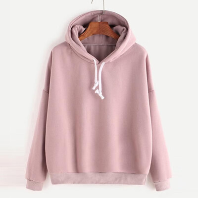 Fashion Women Autumn Hooded Sweatshirt Drawstring Solid Color Long Sleeve Loose Hoodies Pullover Jumper
Fashion Women Autumn Hooded Sweatshirt Drawstring Solid Color Long Sleeve Loose Hoodies Pullover Jumper