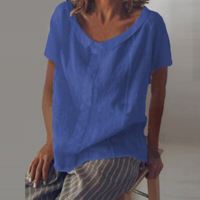 Starmoon Women Fashion Loose Cotton Linen Daily Solid Daily Casual Shirt Blouse Tops
Starmoon Women Fashion Loose Cotton Linen Daily Solid Daily Casual Shirt Blouse Tops