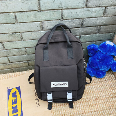 Hmm backpack lady shoulder bag Chaozhou brand lady bag lady bag lady ins wind big capacity campus tide of lady bag lady