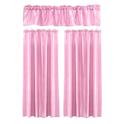 Valance &Curtain Panels Curtain Set Solid Color Blackout Small Curtain Drape for Kitchen Study Room Coffee Shop Curtain
Valance &Curtain Panels Curtain Set Solid Color Blackout Small Curtain Drape for Kitchen Study Room Coffee Shop Curtain