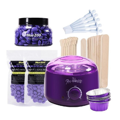 Blue ZOO 7-in-1 Hair Removal Depilatory Set Wax Bean Warmer Heater Machine with Hard Wax Beans & Hair Removal Stick & Melting Wax
Blue ZOO 7-in-1 Hair Removal Depilatory Set Wax Bean Warmer Heater Machine with Hard Wax Beans & Hair Removal Stick & Melting Wax