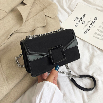 Chic texture chain bag fashion frosted small square bag new 2019 Korean version of Joker shoulder slung womens bags
Chic texture chain bag fashion frosted small square bag new 2019 Korean version of Joker shoulder slung womens bags