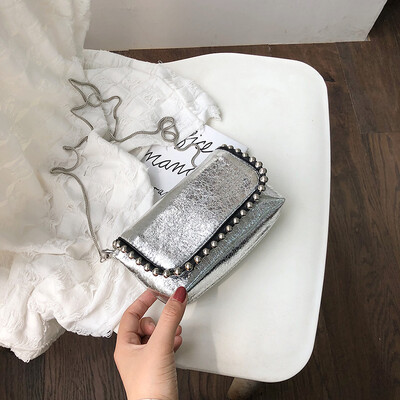 Textured simple small bag2019 new style rivet small square bag single-shoulder bag single-shoulder bag
Textured simple small bag2019 new style rivet small square bag single-shoulder bag single-shoulder bag