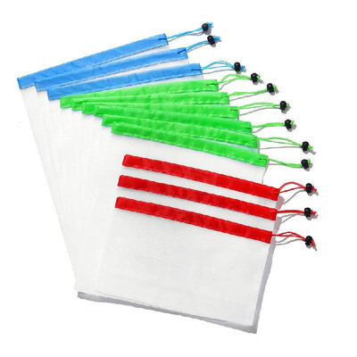 Reusable Mesh Bags Solid Convenient Home Net Bag Rope Shopping Vegetable Fruit Toys Storage Pouch
Reusable Mesh Bags Solid Convenient Home Net Bag Rope Shopping Vegetable Fruit Toys Storage Pouch