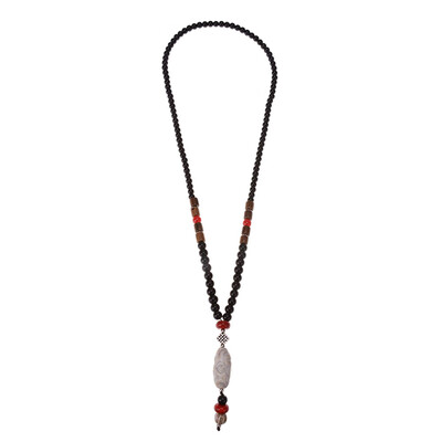 Ethnic Style Jewelry Tibetan Silver Fish Ceramics Semi Precious Stones Long Necklace Cotton Clothes Sweater Chain
Ethnic Style Jewelry Tibetan Silver Fish Ceramics Semi Precious Stones Long Necklace Cotton Clothes Sweater Chain