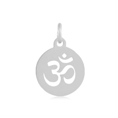 304 Stainless Steel Pendants Flat Round with Ohm Stainless Steel Color 14x12x11mm Hole 3mm
304 Stainless Steel Pendants Flat Round with Ohm Stainless Steel Color 14x12x11mm Hole 3mm