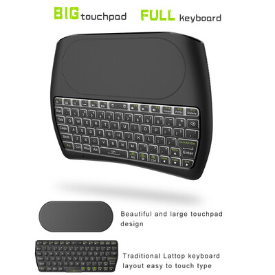 D08 24GHz Wireless Keyboard Touchpad Mouse Handheld Remote Control with Colorful LED Backlight for Android TV Box Smart TV PC Not
D08 24GHz Wireless Keyboard Touchpad Mouse Handheld Remote Control with Colorful LED Backlight for Android TV Box Smart TV PC Not