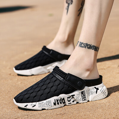 Summer slippers mens skid-proof Korean fashion hole shoes wrapped head soft sole half-slipper fashion wearing beach sandals
Summer slippers mens skid-proof Korean fashion hole shoes wrapped head soft sole half-slipper fashion wearing beach sandals