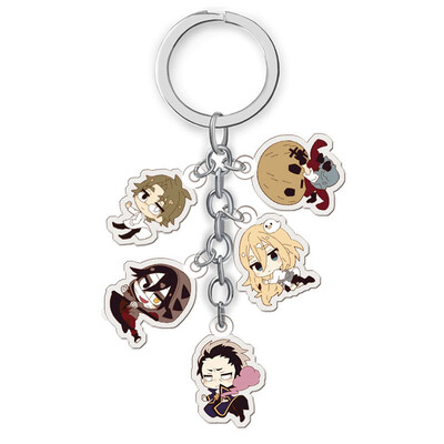 CAR-TOBBY Anime Angels of Death Rachel Isaac Zack Ray Keychain Key Ring Cute Key Chain
CAR-TOBBY Anime Angels of Death Rachel Isaac Zack Ray Keychain Key Ring Cute Key Chain