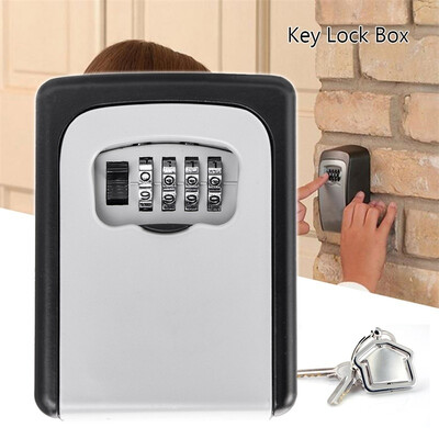 Outdoor Wall Mount Key Safe Box 4 Digit Code Secure Lock Storage Rustproof Organizer Aluminum
Outdoor Wall Mount Key Safe Box 4 Digit Code Secure Lock Storage Rustproof Organizer Aluminum