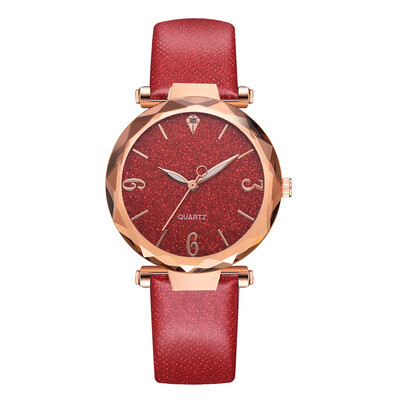 New fashion PU watch Korean fashion casual female models noble solid color quartz watch rose gold frame watch
New fashion PU watch Korean fashion casual female models noble solid color quartz watch rose gold frame watch