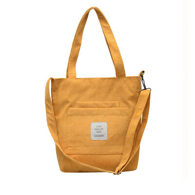 New Style Women Handbags Durable Letter Canvas Tote Large Capacity Handbag Corduroy Casual Shoulder Casual Tote Bag fashion Hot
New Style Women Handbags Durable Letter Canvas Tote Large Capacity Handbag Corduroy Casual Shoulder Casual Tote Bag fashion Hot