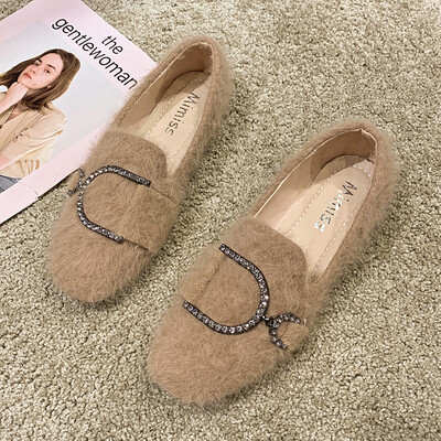 Hairy single shoes autumn Korean version of fashion square head shallow flat-soled grandmother shoes chic gentle shoe tide
Hairy single shoes autumn Korean version of fashion square head shallow flat-soled grandmother shoes chic gentle shoe tide
