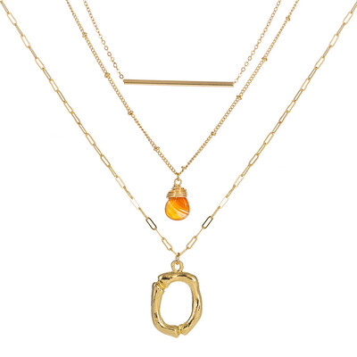 Small Orange stone Gold Metal Bamboo 2cm 26 Letter Alphabet A-Z Minimalist Initial Pendant Necklace Fashion Twist Chain Jewelry
Small Orange stone Gold Metal Bamboo 2cm 26 Letter Alphabet A-Z Minimalist Initial Pendant Necklace Fashion Twist Chain Jewelry