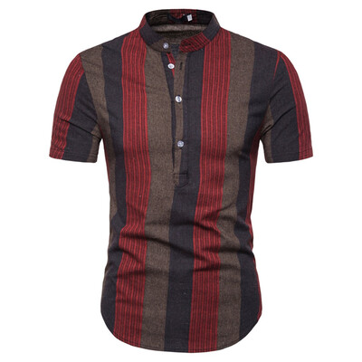Toponeto Men Casual Summer Striped Print Button Short Sleeve Hawaiian T-Shirt Top Blouses
Toponeto Men Casual Summer Striped Print Button Short Sleeve Hawaiian T-Shirt Top Blouses