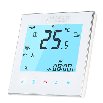 Anself 16A 110240V Electric Heating Energy Saving WIFI Smart Thermostat with Touchscreen LCD Display Durable Programmable Tempera
Anself 16A 110240V Electric Heating Energy Saving WIFI Smart Thermostat with Touchscreen LCD Display Durable Programmable Tempera