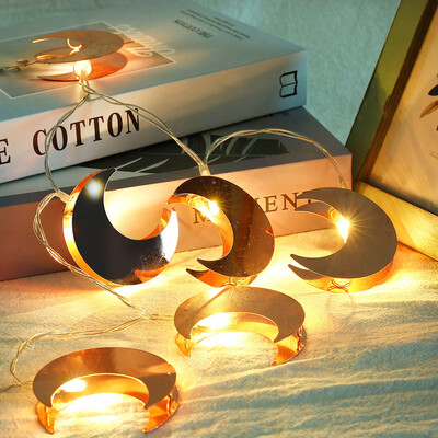 〖Follure〗10 LED Rose Gold Metal Moon String Lights For Garden Holiday Gardens Homes Decor
〖Follure〗10 LED Rose Gold Metal Moon String Lights For Garden Holiday Gardens Homes Decor