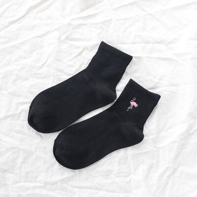 Women Socks Autumn Winter New Cartoon Animal Flamingo Embroidery Socks Ladies Cute College Wind Casual Sports Cotton Socks
Women Socks Autumn Winter New Cartoon Animal Flamingo Embroidery Socks Ladies Cute College Wind Casual Sports Cotton Socks