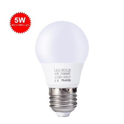 5W LED Bulbs E27 Light Bulbs Energy Saving White Light 6000-6500K High Brightness Lamp for Bedroom Living Room 85V-265V
5W LED Bulbs E27 Light Bulbs Energy Saving White Light 6000-6500K High Brightness Lamp for Bedroom Living Room 85V-265V