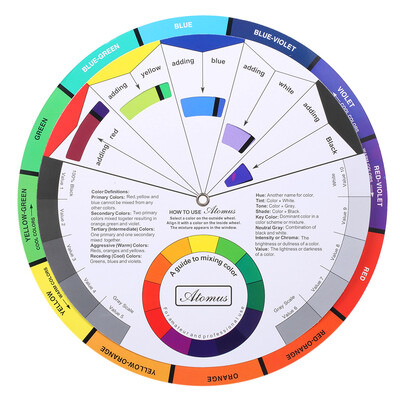Tattoo Pigment Color Wheel Chart Color Mix Guide Supplies for Permanent Eyebrow Eyeliner Lip Tattooing
Tattoo Pigment Color Wheel Chart Color Mix Guide Supplies for Permanent Eyebrow Eyeliner Lip Tattooing