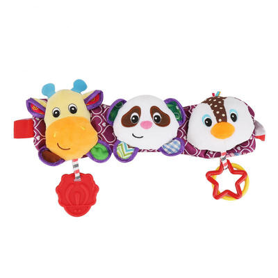 Greensen Kids Baby Bed Crib Cot Stroller Music Lighting Cartoon Hanging Toy Plush Toy