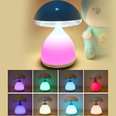 Bedside Lamp Mushroom Night Light Rechargeable Colorful Night LED Cute Mood Lights for Kids Baby Nursery Bedroom
Bedside Lamp Mushroom Night Light Rechargeable Colorful Night LED Cute Mood Lights for Kids Baby Nursery Bedroom