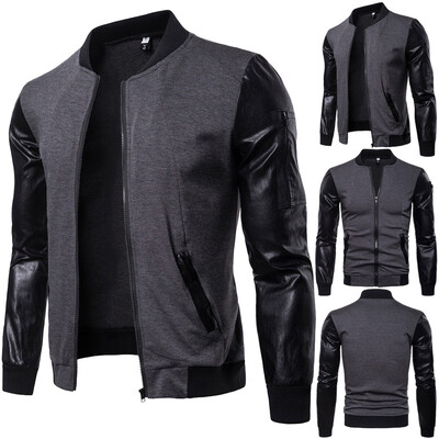 Gobestart Mens Autumn Winter Casual Long Sleeve Solid Stand Zipper Jacket Top Blouse
Gobestart Mens Autumn Winter Casual Long Sleeve Solid Stand Zipper Jacket Top Blouse
