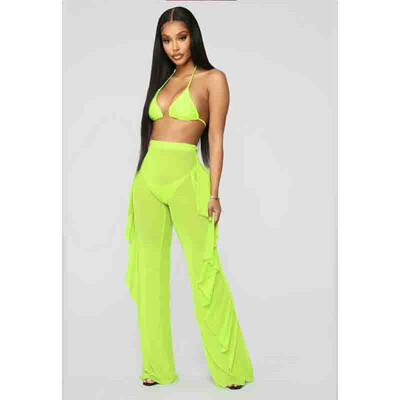 Sexy Women Beach Mesh Ruffle Sheer Wide Leg Pants Trousers Bikini Cover Up -XXL
Sexy Women Beach Mesh Ruffle Sheer Wide Leg Pants Trousers Bikini Cover Up -XXL