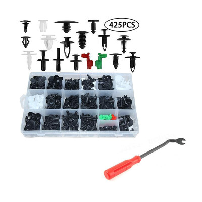 425Pcs Assorted Car Body Plastics Push Retainer Pin Rivet Fasteners Trim Moulding Clip Automotive Furniture Assembly Expansion Scr
425Pcs Assorted Car Body Plastics Push Retainer Pin Rivet Fasteners Trim Moulding Clip Automotive Furniture Assembly Expansion Scr